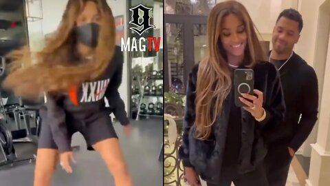 Ciara Shows Russell Her WNBA Cross Over Step-Back Move! 🏀