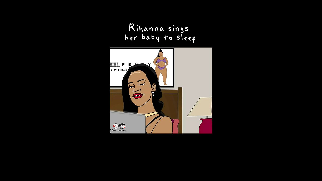 Rihanna sings to her baby