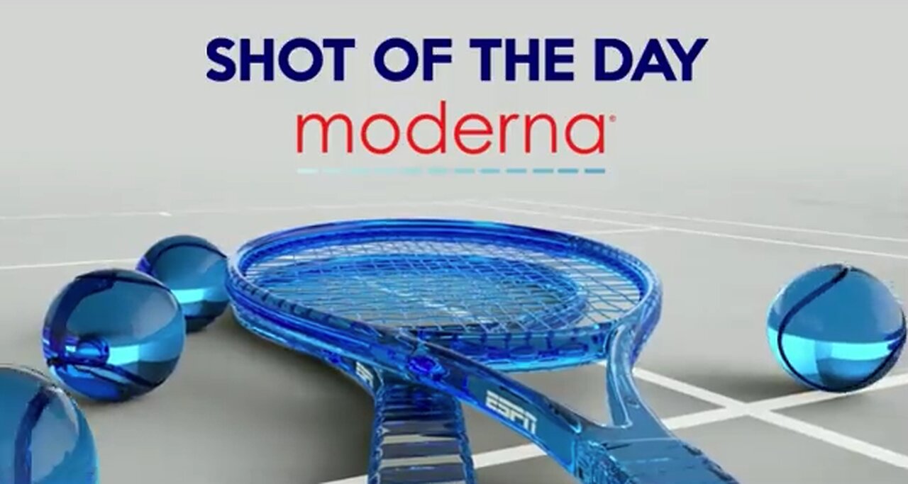 Le coup de la journée offert par Moderna (The shot of the day brought to you by Moderna)