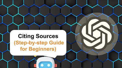 How To Cite Sources Using ChatGPT