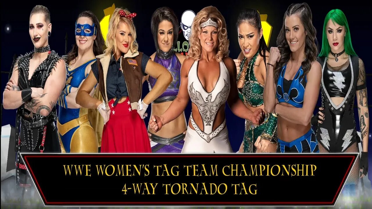 Divas WWE 2k22 Tag Team Championship Match