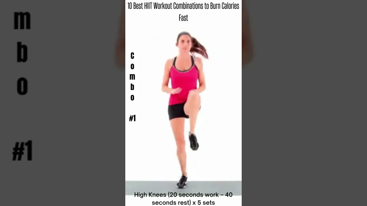 10 Best HIIT Workout Combinations to Burn Calories Fast #shorts