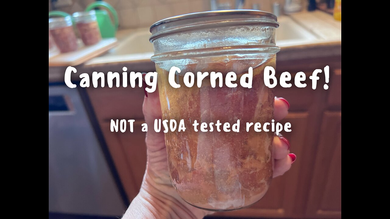 Canning corned beef