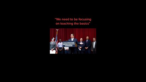 We need to teach kids the basics DeSantis says