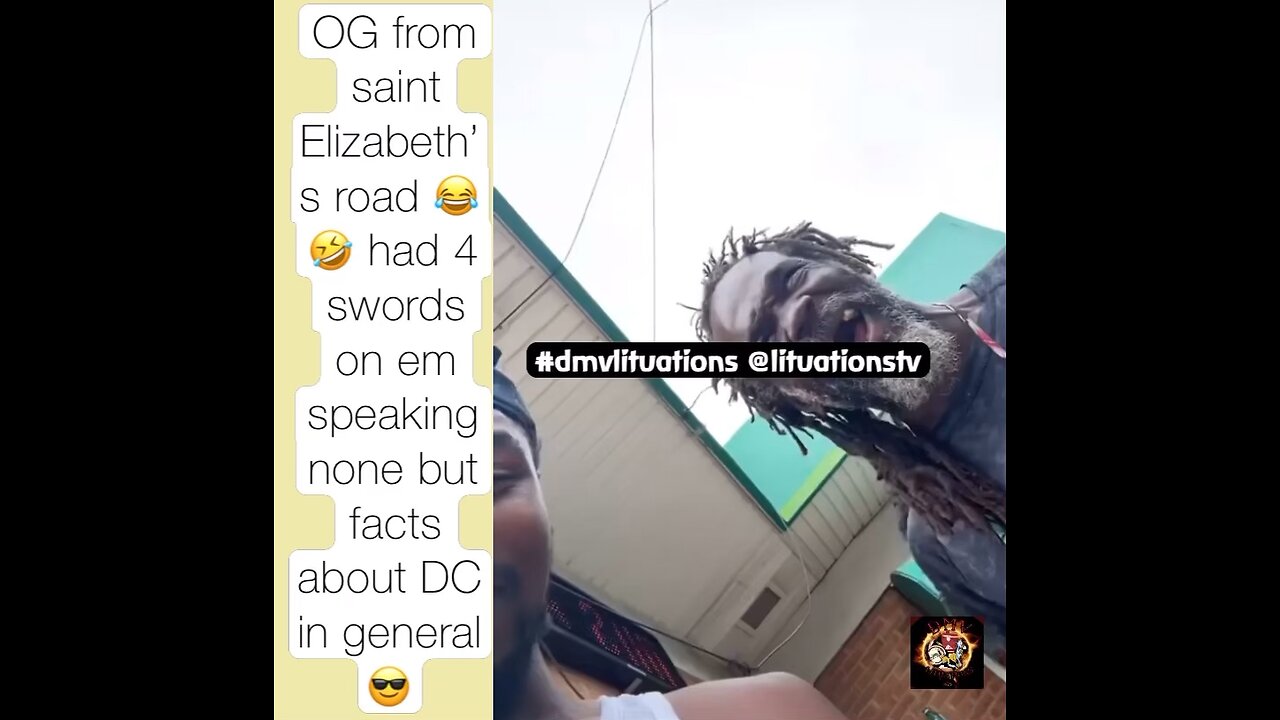 One OG from saint Elizabeth the other from lorton 🤣ðŸ˜ðŸ˜‚ #dmvlituations @lituationstv