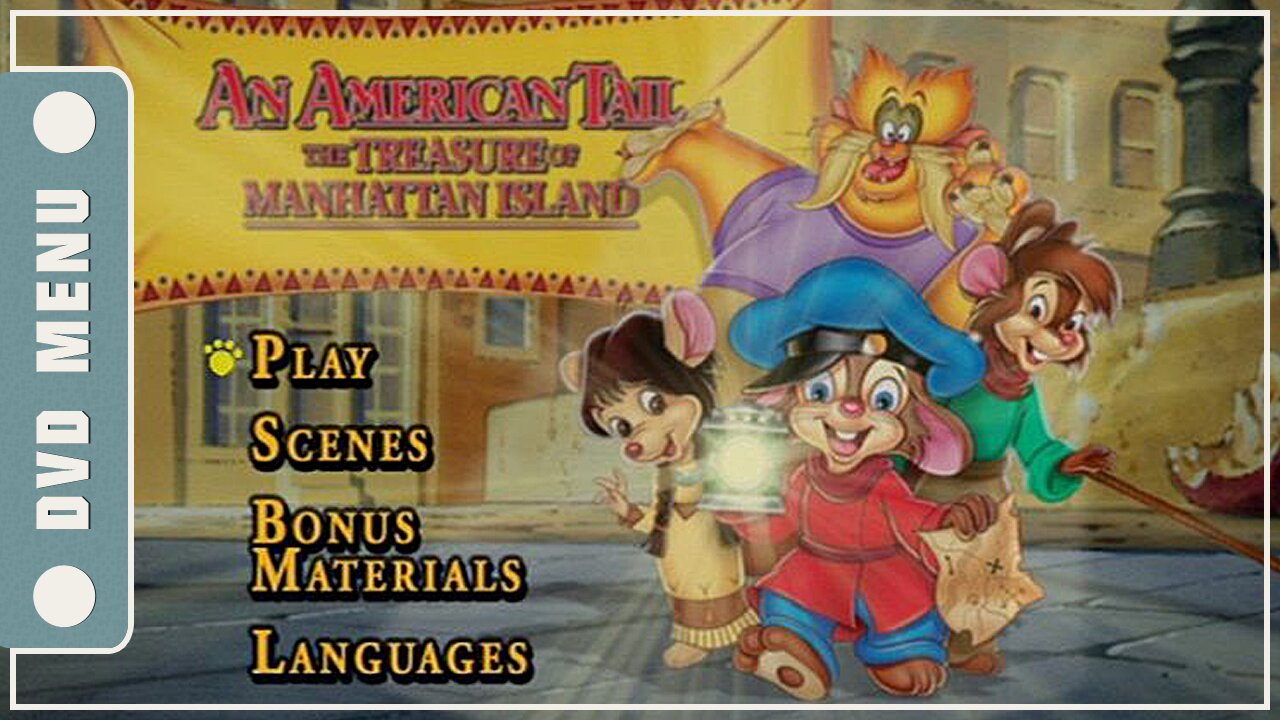 An American Tail The Treasure Of Manhattan Island Dvd An American Tail: The Treasure of Manhattan Island - DVD Menu