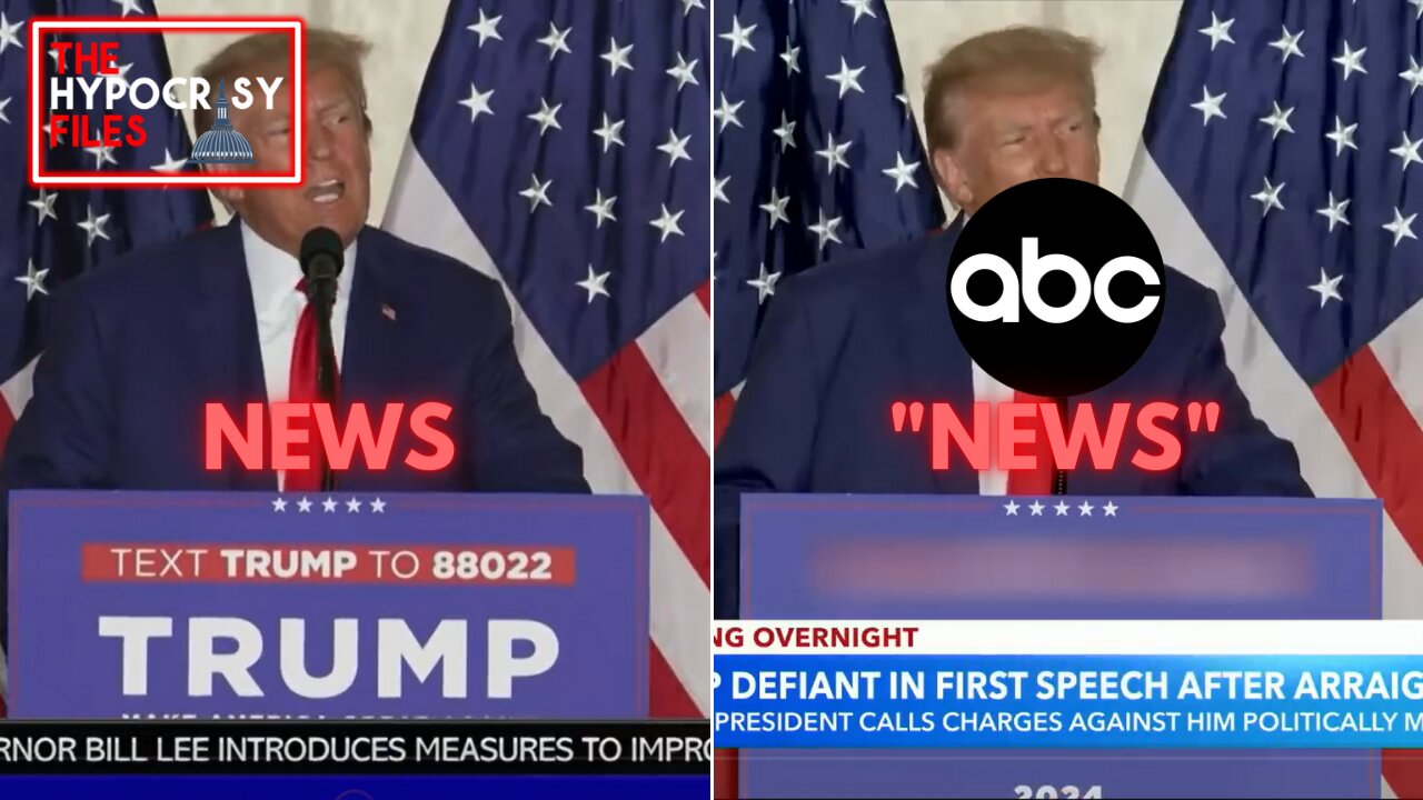 ABC News Blurs Out Trump Fundraising Number During Speech