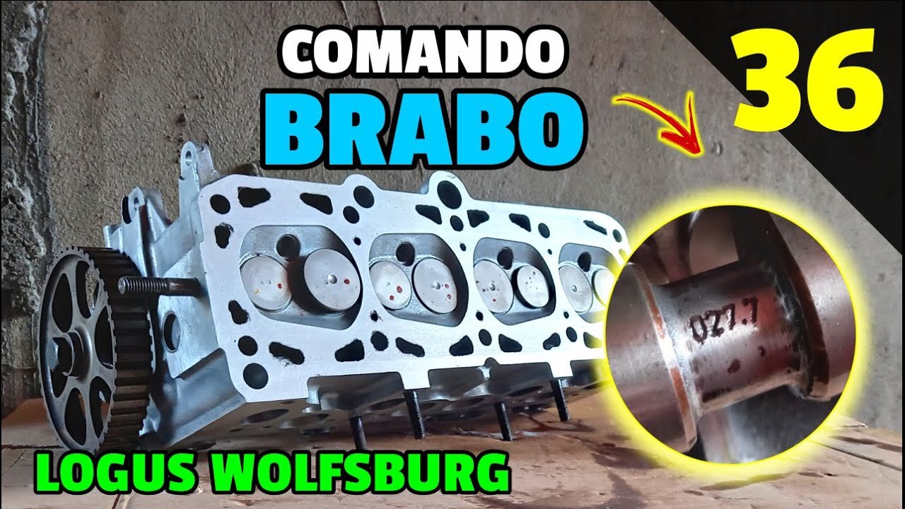 CABEÇOTE LOGUS AP 2.0 EFI RETIFICADO - LOGUS WOLFSBURG 2.0 EP.36