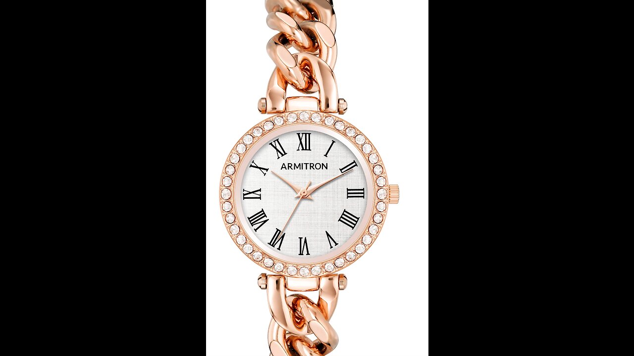 Anne Klein Women's Premium Crystal Accented Bangle Watch and Bracelet Set