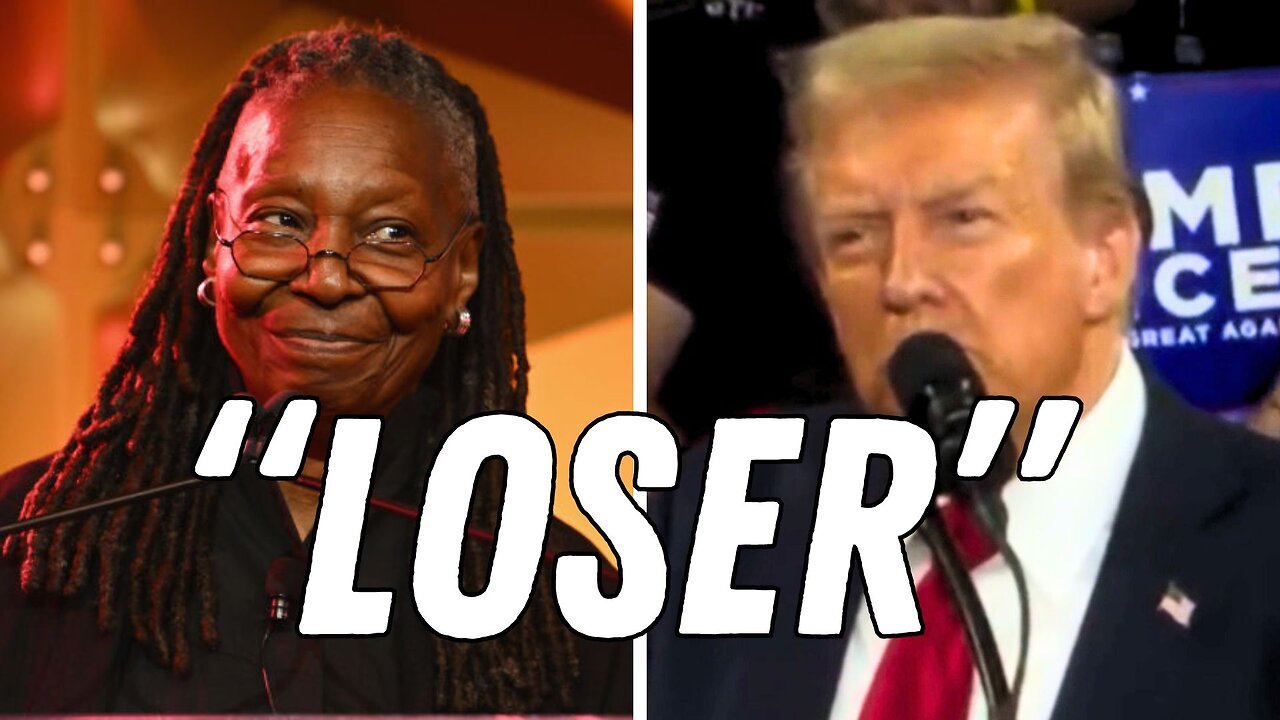 “What a Loser”: Trump Goes After Whoopi Goldberg at Campaign Rally