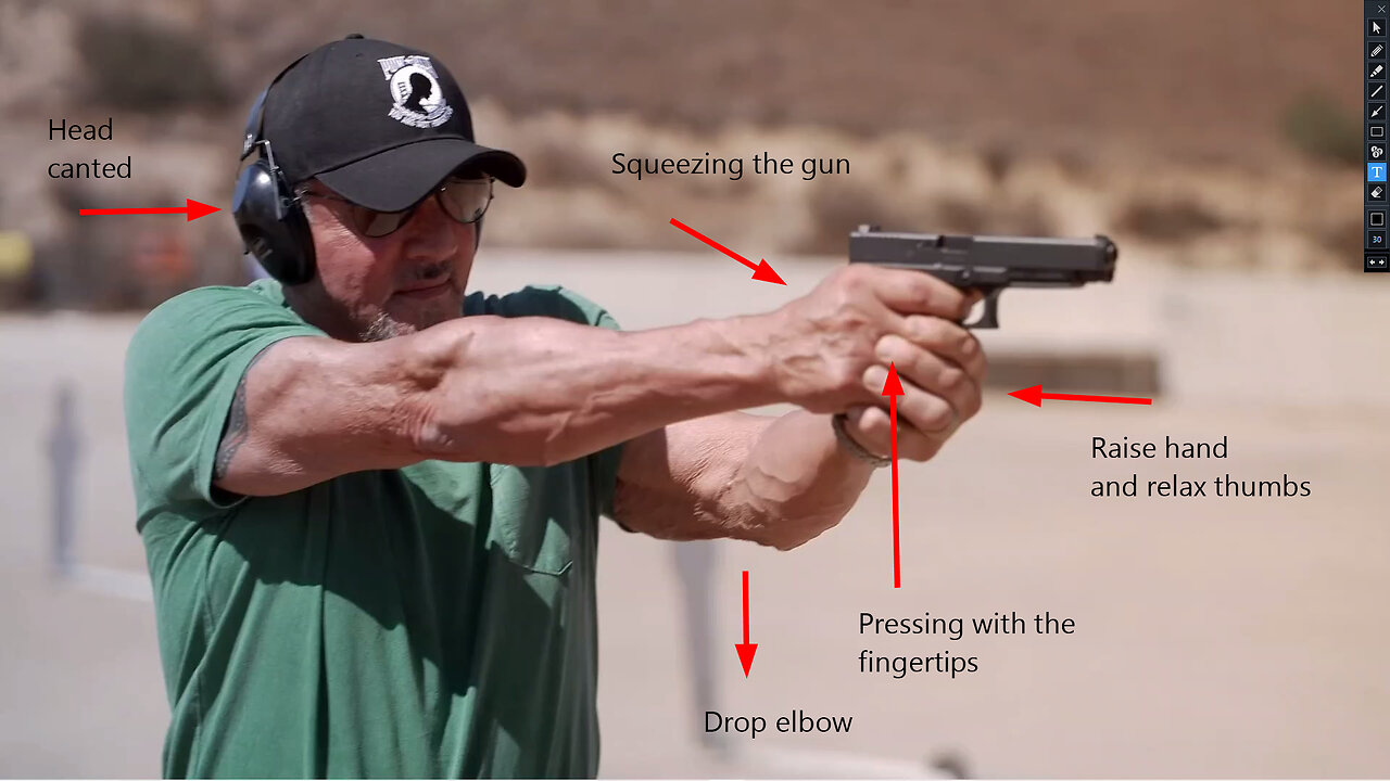 I give Stallone the handgun lesson I always wanted to if I ever met him.