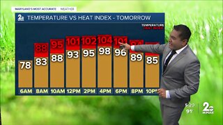 WMAR-2 News Cesar Cornejo Wednesday weather