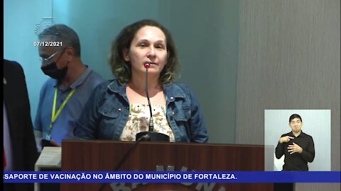 Aud. Pública - Sobre a criação do Passaporte de vacinação de Fortaleza - Professora