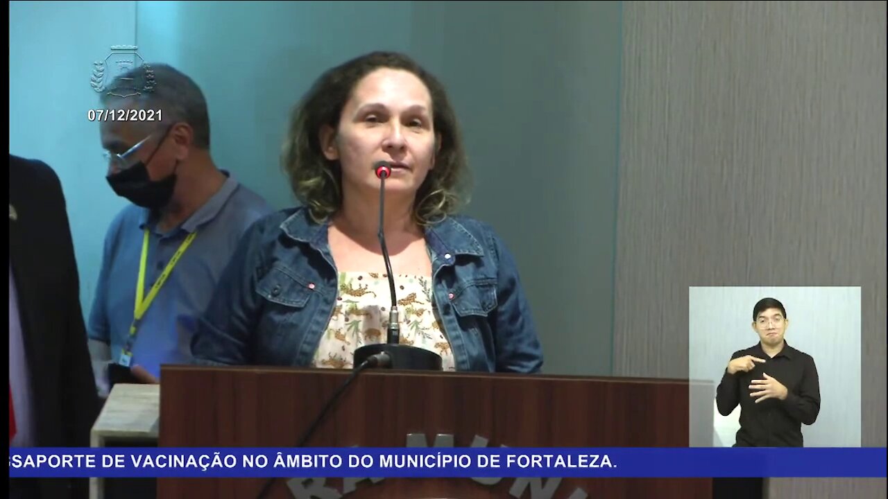 Aud. Pública - Sobre a criação do Passaporte de vacinação de Fortaleza - Professora