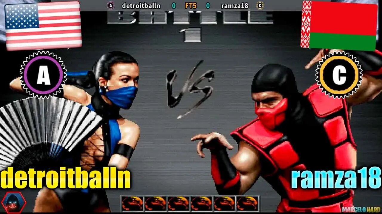 Ultimate Mortal Kombat 3 (detroitballn Vs. ramza18) [U.S.A. Vs. Belarus]