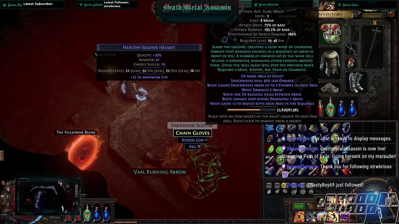 Going berserk on my marauder!