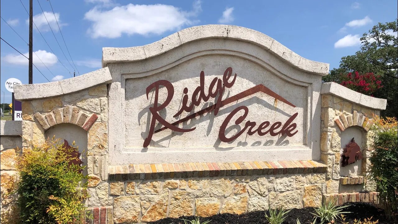 Ridge Creek Subdivision Tour, Boerne Tx