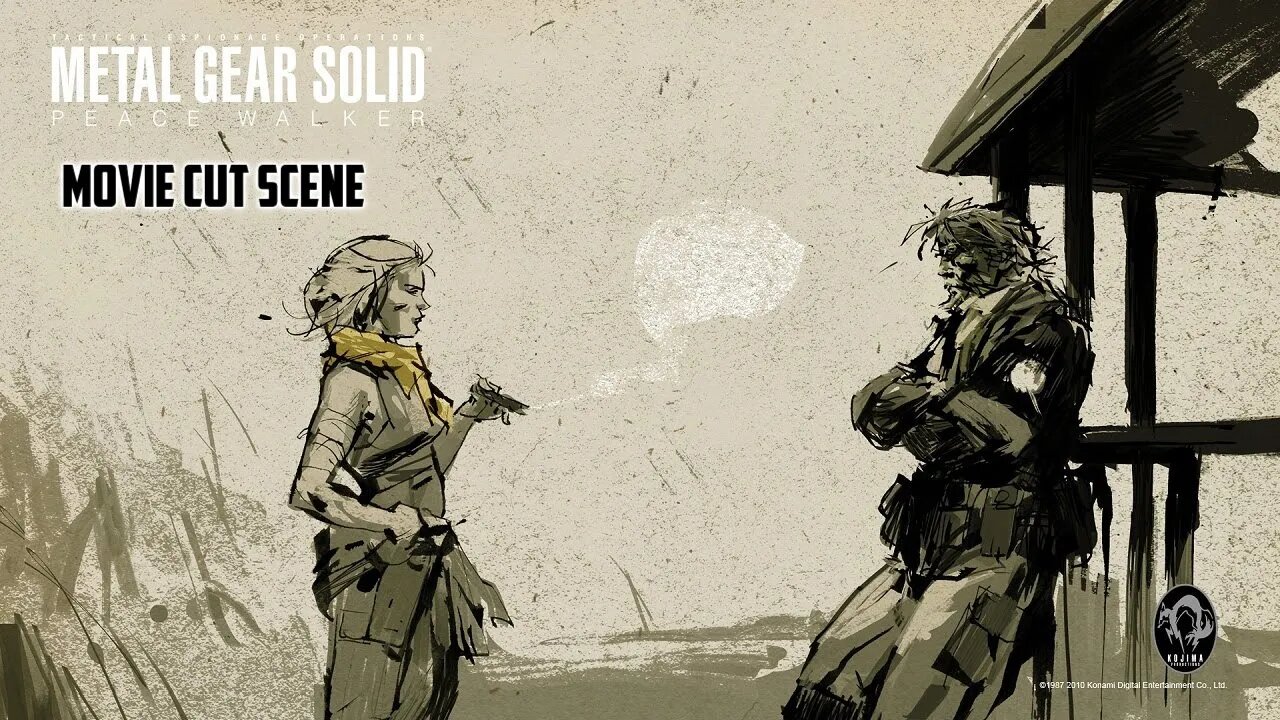 Metal Gear Solid Peace Walker The Movie Cut Scene