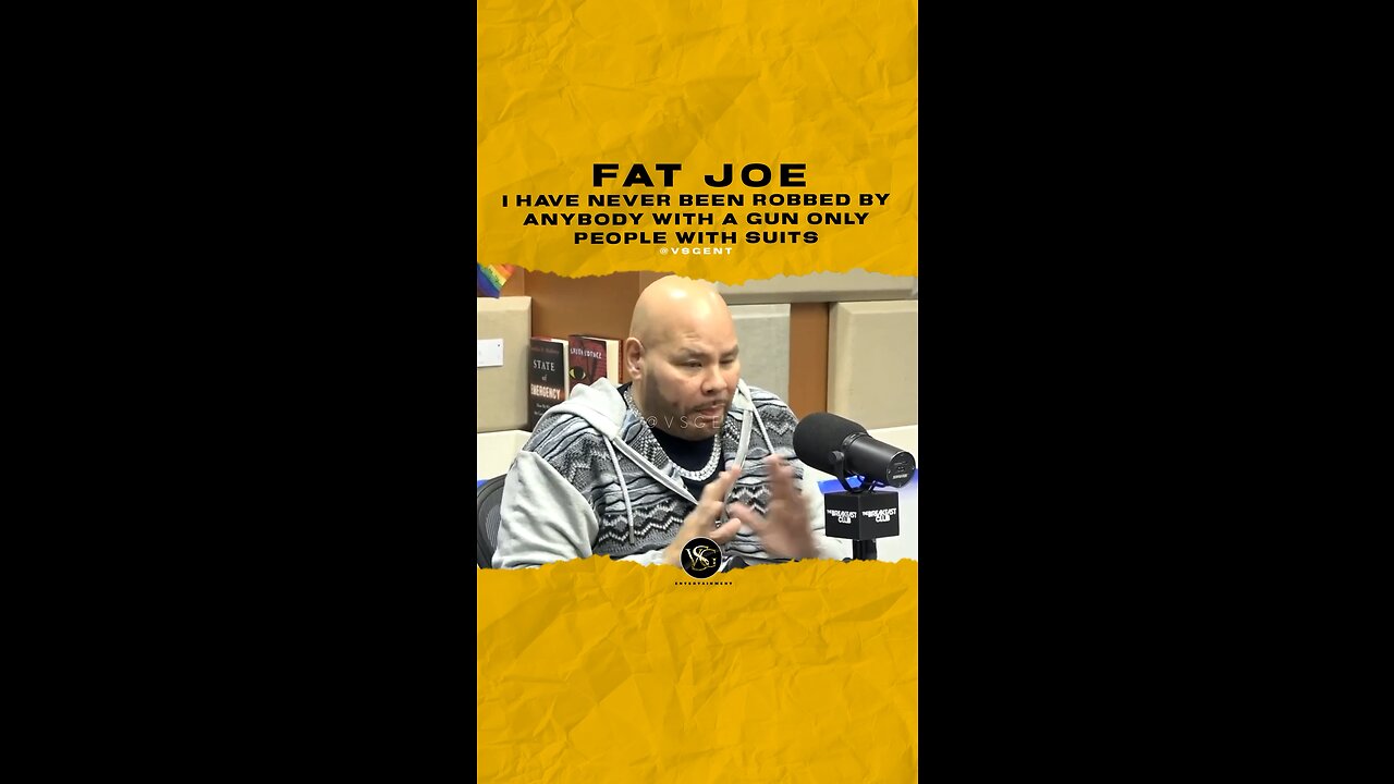 #fatjoe I have never been robbed by anybody with a gun only people with suits.🎥 @breakfastclubam
