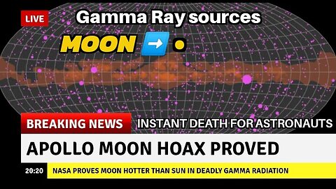 NASA says the Moon is hotter than the Sun in deadly gamma radiation so Moon landings are fraud