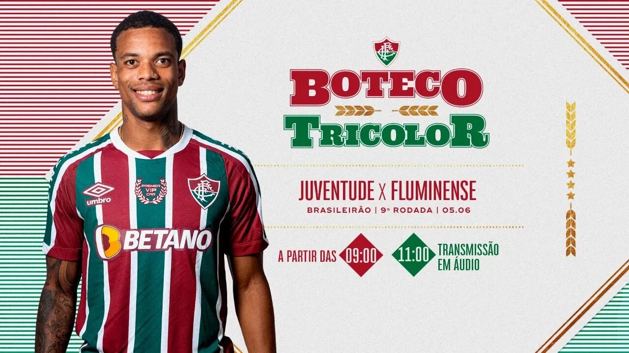 AO VIVO - JUVENTUDE X FLUMINENSE | BRASILEIRÃO 2022