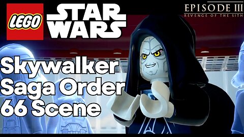 Lego Star Wars Skywalker Saga Order 66 Scene Episode III Revenge of the Sith