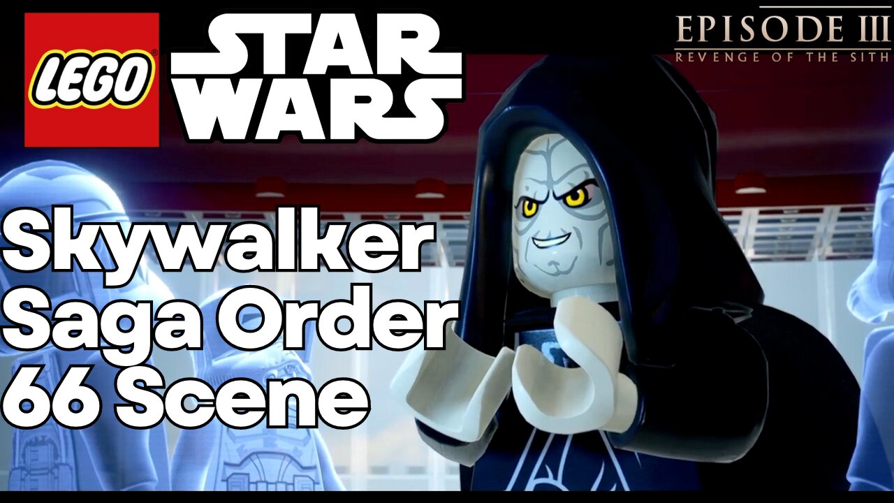 Lego Star Wars Skywalker Saga Order 66 Scene Episode III Revenge of the Sith