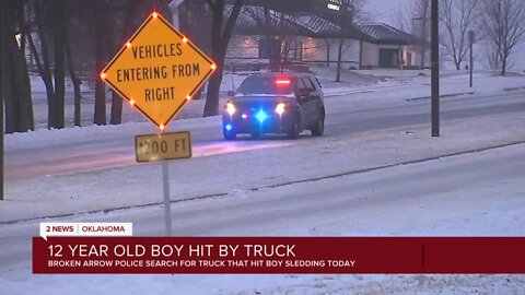 12 Year Old Boy Hit By Truck