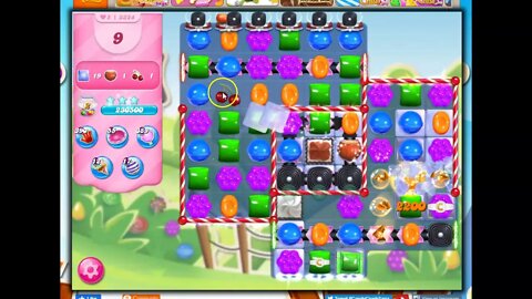 Candy Crush Level 3324 Talkthrough, 22 Moves 0 Boosters