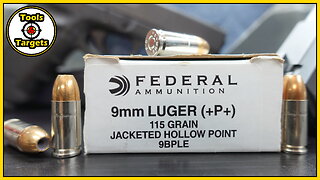 The ISP Knew The Way!...Federal Ammo 9BPLE +P+ 115 Grain 9MM Ballistic Gel Test & Review!