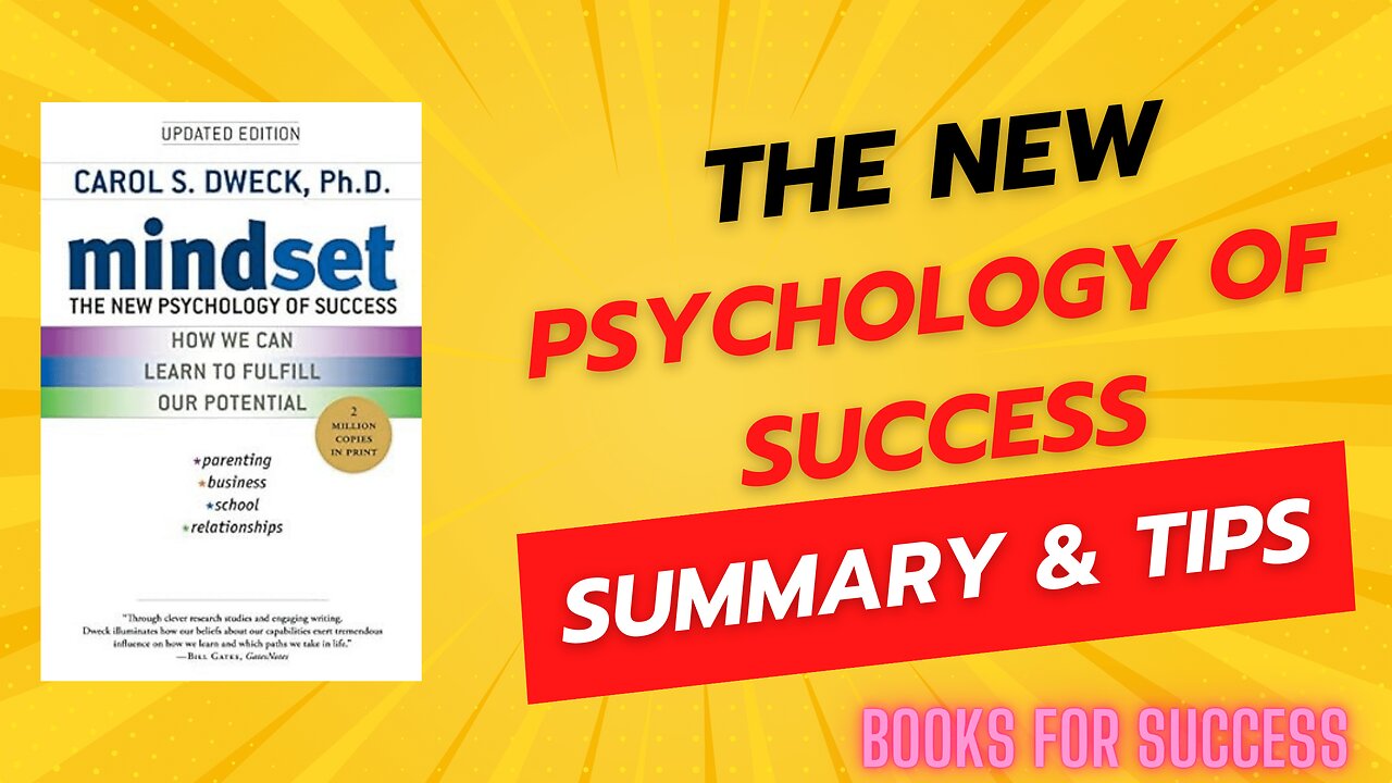 Shaping Success with a Growth Mindset: Key Learnings from 'Mindset: The New Psychology of Success'