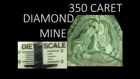 DIAMOND MINE (350 CARET) for $9 Puzzle Money Origami Gift Box Dollar Design © #DrPhu