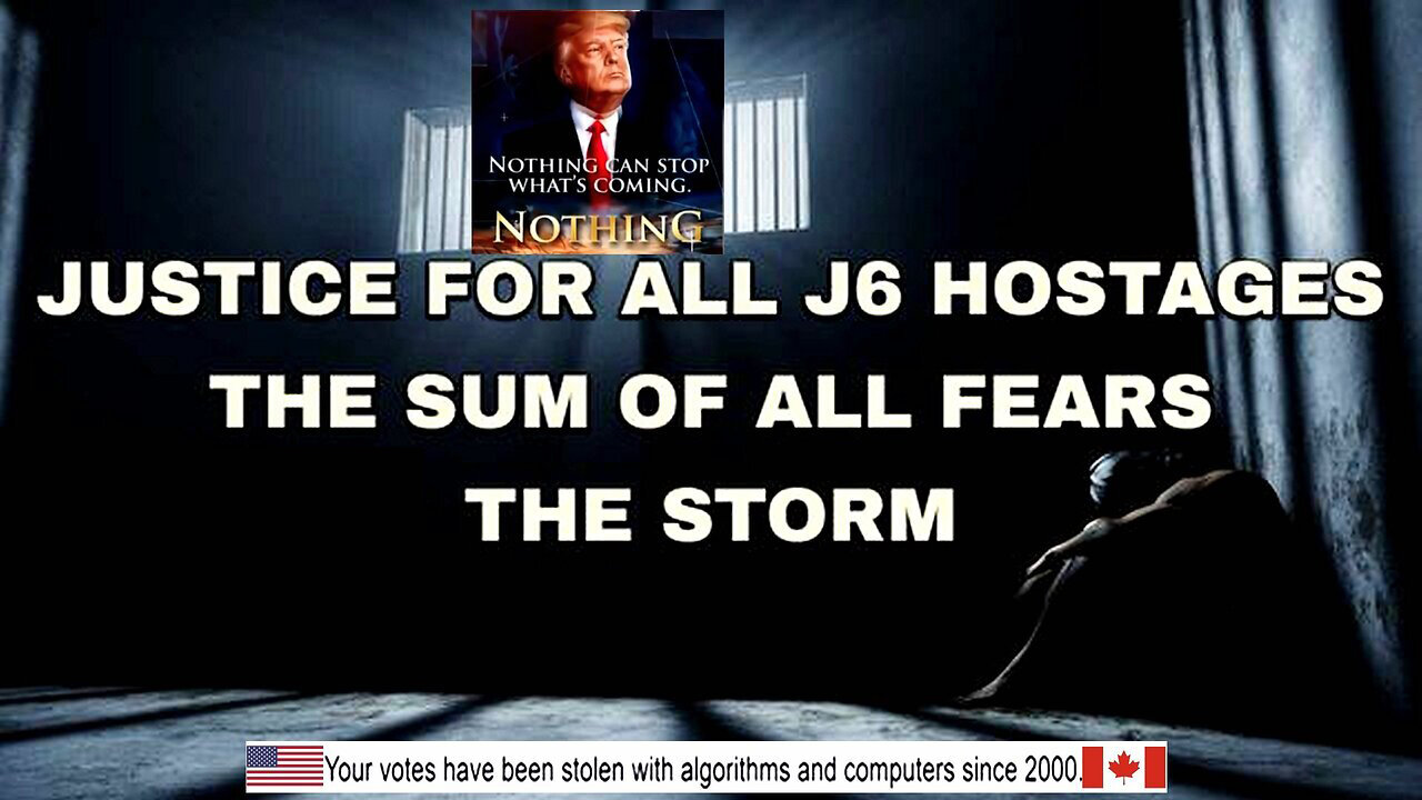 The STORM is upon us, J6 Hostages, Crimes against humanity, DEImonic