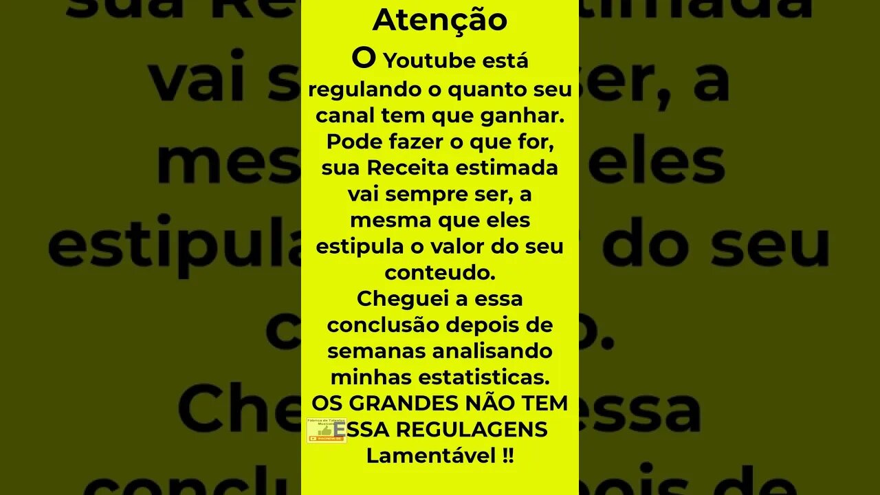 O YOUTUBE está regulando o quanto seu canal vai ganhar | Tribuna do Brasil News