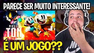 REACT Rap do Xicrinho e Caneco (Cuphead) - BEM-VINDO A ILHA TINTEIRO | PAPYRUS DA BATATA