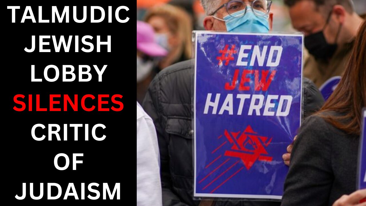 Talmudic JudeoSatanist Lobby Silences Free Speech Of American Professor