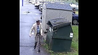 School Principal Gets Big Surprise From Dumpster