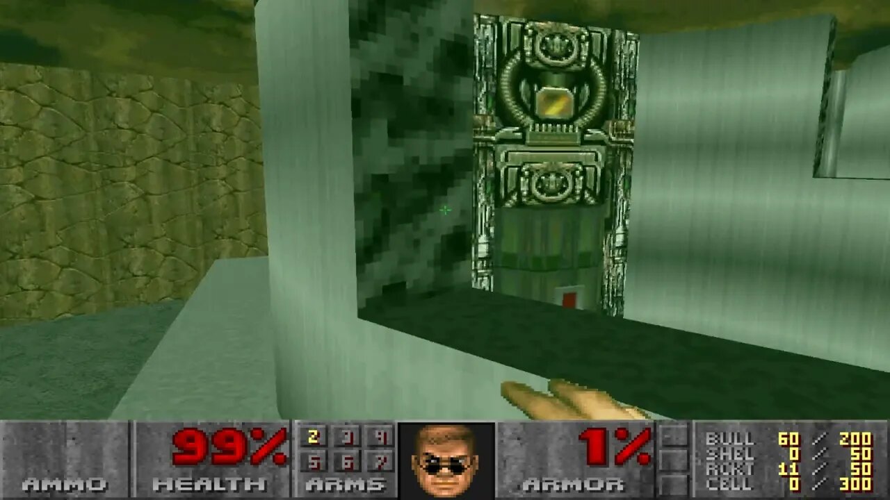 Doom 2 Squum Level 1 UV with 67% in 2:06 (Commentary)