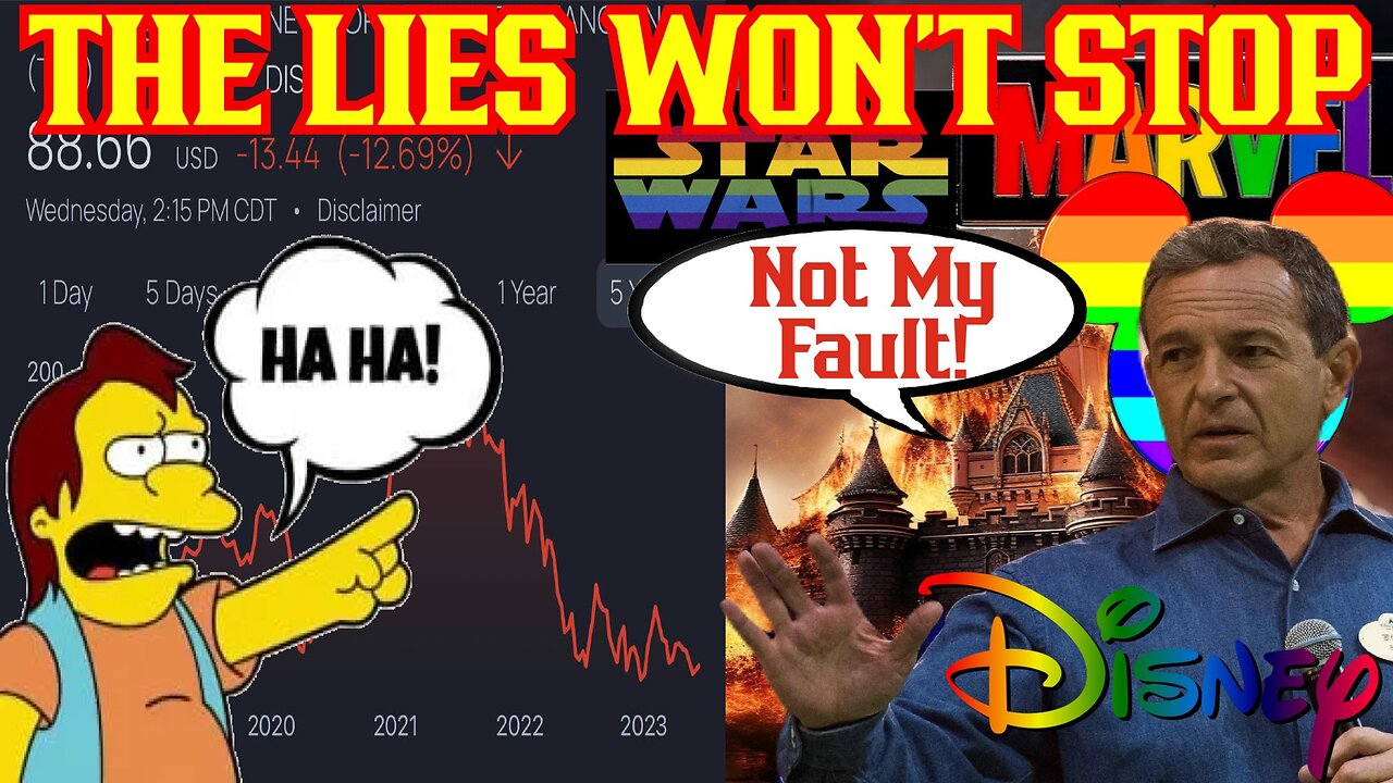 "Woke Characters NOT MY FAULT!" Marvel Disney CEO LIES Trying Passes The Blame! Star Wars, MCU Pixar