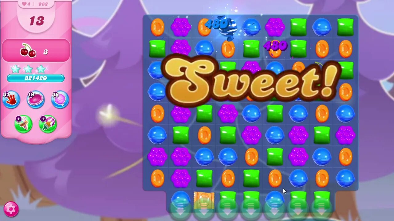 Candy Crush Saga Level 982