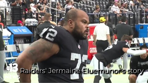 Raiders' Jermaine Eluemunor's journey to the Silver and Black