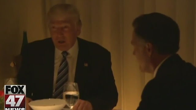 Ex-rivals Romney and Trump have dinner