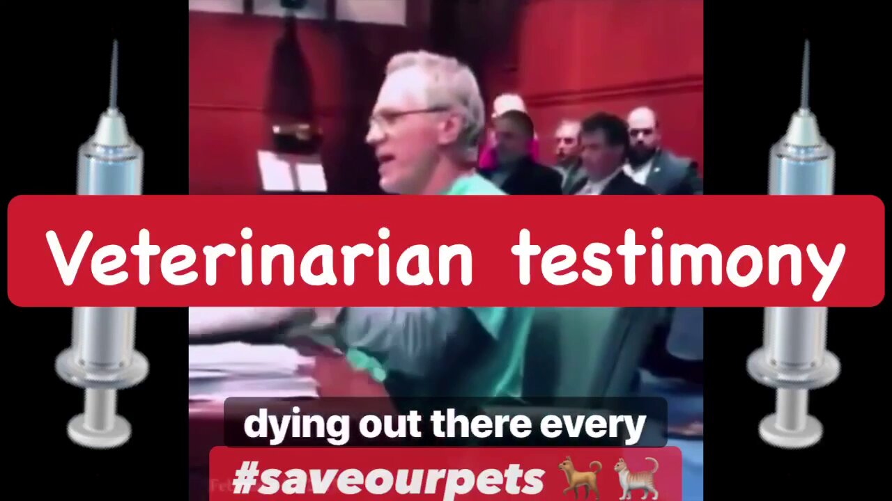 VETERINARIAN TESTIMONY..... YOUR PETS ARE DYING FROM VACCINES 💉 😢😡