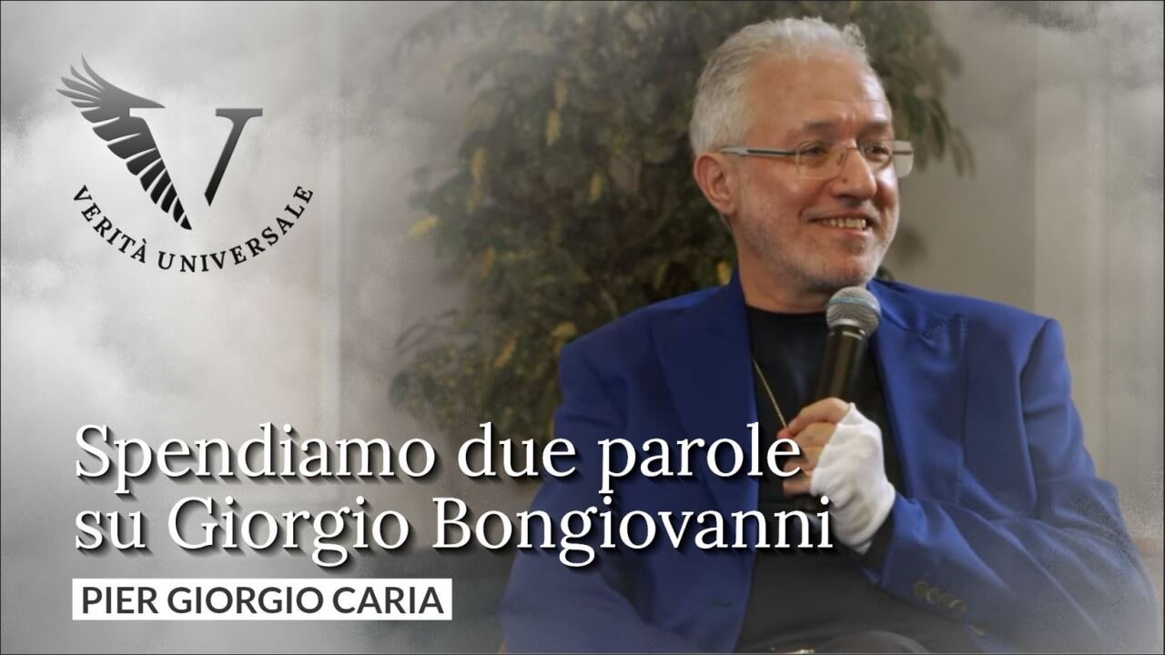 Spendiamo due parole su Giorgio Bongiovanni - Pier Giorgio Caria