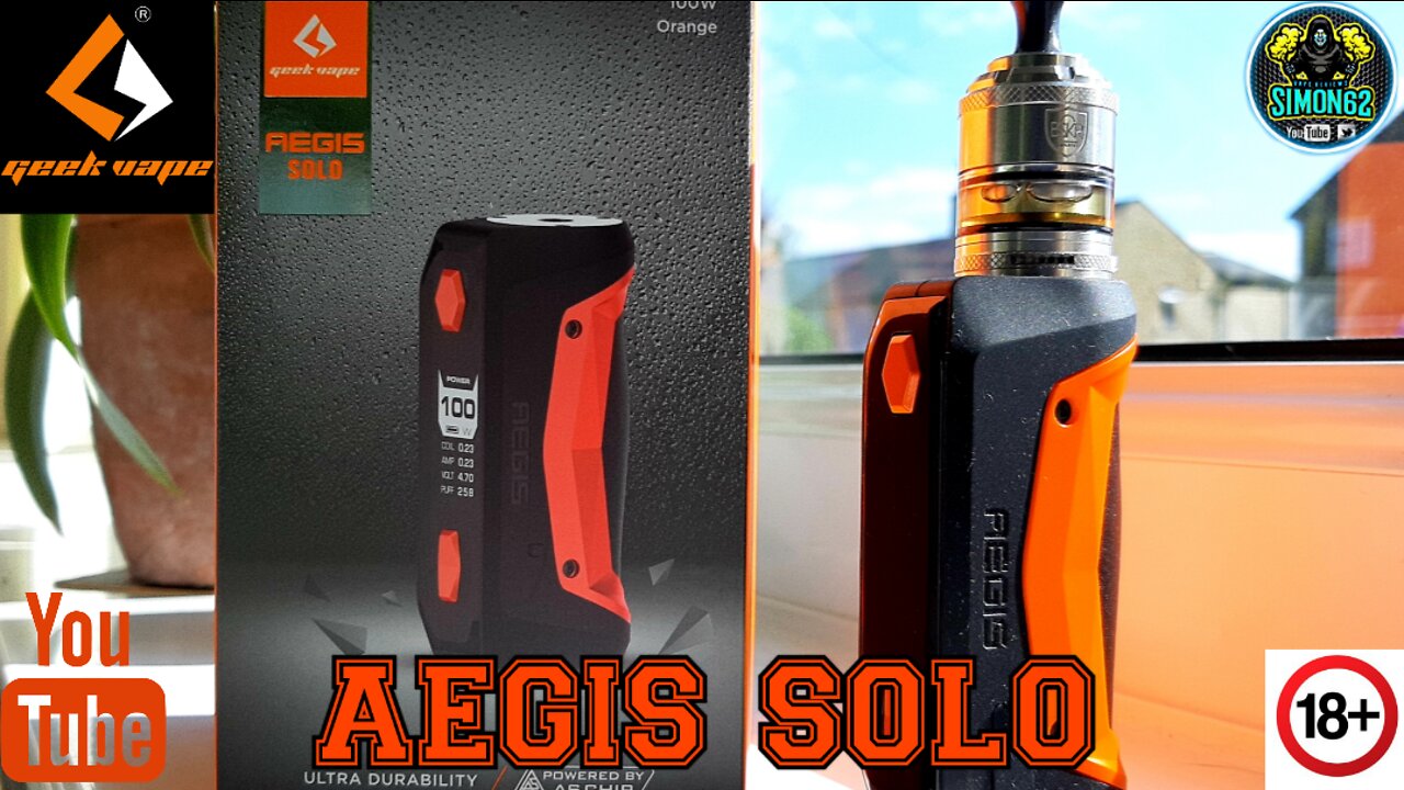 GEEKVAPE AEGIS SOLO MOD REVIEW/LAST OF THE AMAZON BARGAIN'S #aegissolomod#vape 🔞