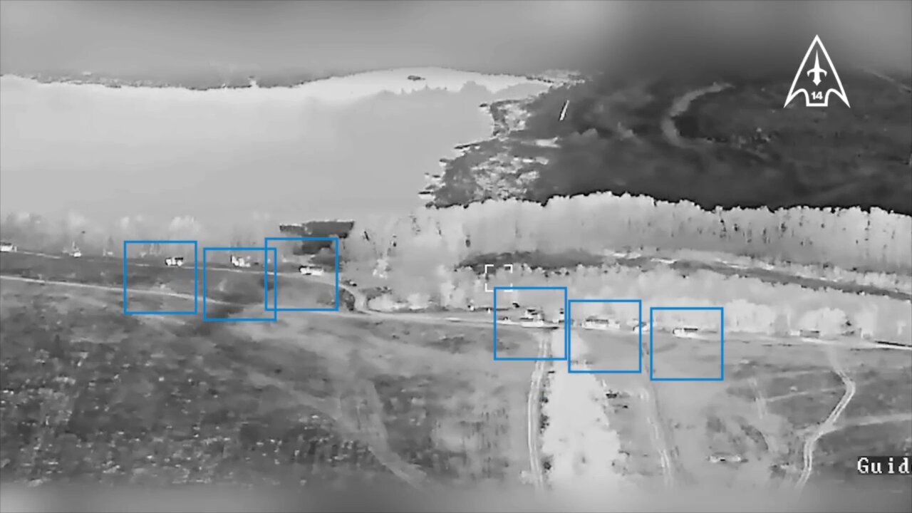 HIMARS Cluster Rocket Strike Destroys Russian Convoy in Donetsk!
