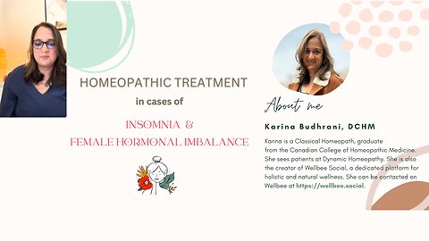 Homeopathy for Female Hormonal Imbalances and Insomnia