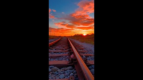 Amazing satisfying beautiful sunset moment video