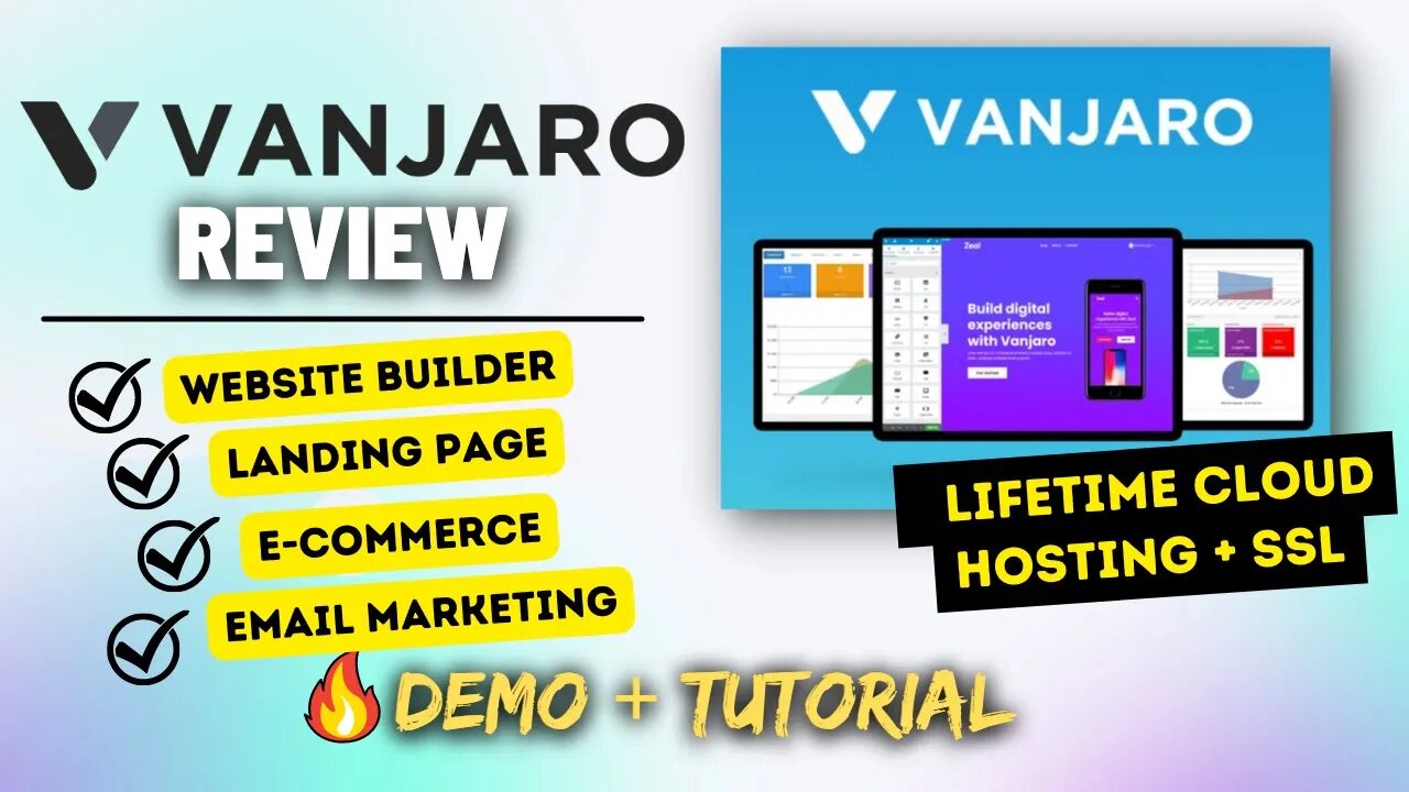 Vanjaro Review [Lifetime Deal] | All in platform for Website Building, CMS, E-Com, Email Marketing!