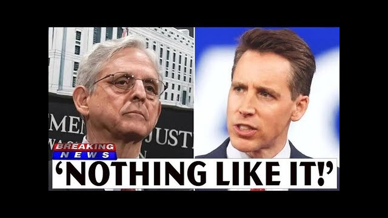 Josh How Hawley Exposed Garland’s Collusion with Biden on Impeachment Memo